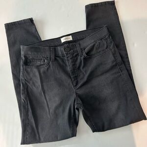 CRIPPEN WOMENS BLACK SKINNY JEANS SIZE 27 LIKE NEW